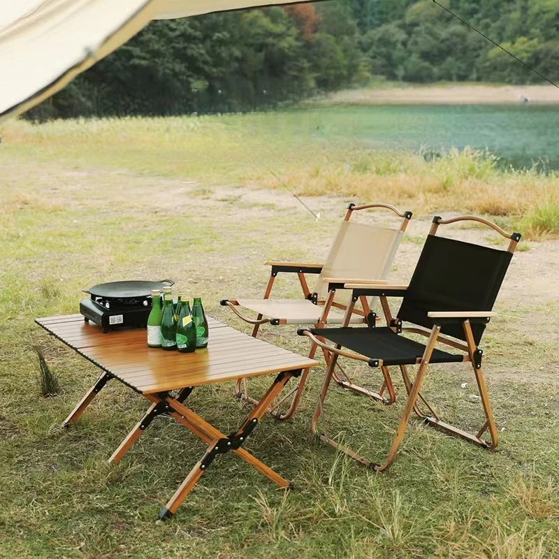 

Outdoor Folding Chair Kemet Chair Carbon Steel Aluminum Alloy Camping, Mountaineering, Travel Outdoor Equipment