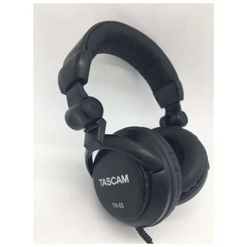 Tascam TH-02 Closed Back multi-use studio Headphones Black professional head-mounted studio recording monitor headset