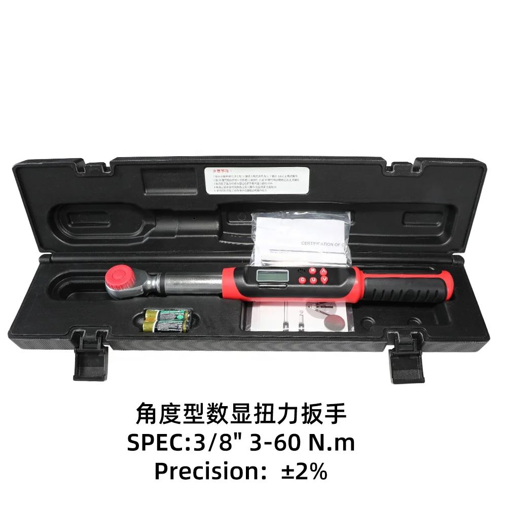 Professional manufacturers automotive tools 3-60N.m digital display torque wrench