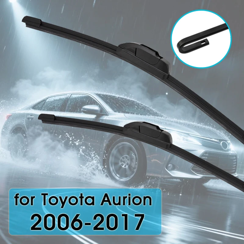 

For Toyota Aurion XV40/XV50 2006-2017 Car Wiper Blade Front Wipers Fit U Hook Arm Windscreen Auto KAWOO Wiper Blades