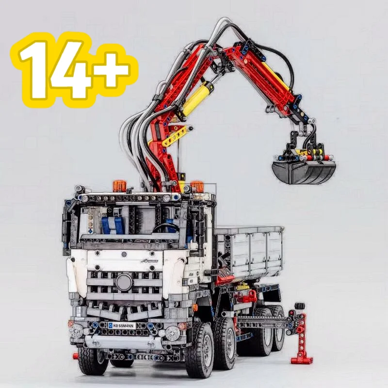 

42043 Tech Mechanical Motorized Heavy Duty Truck 2793PCS DIY Assembly Bricks Build Model Toys Boys Adult Birthday New Year Gifts