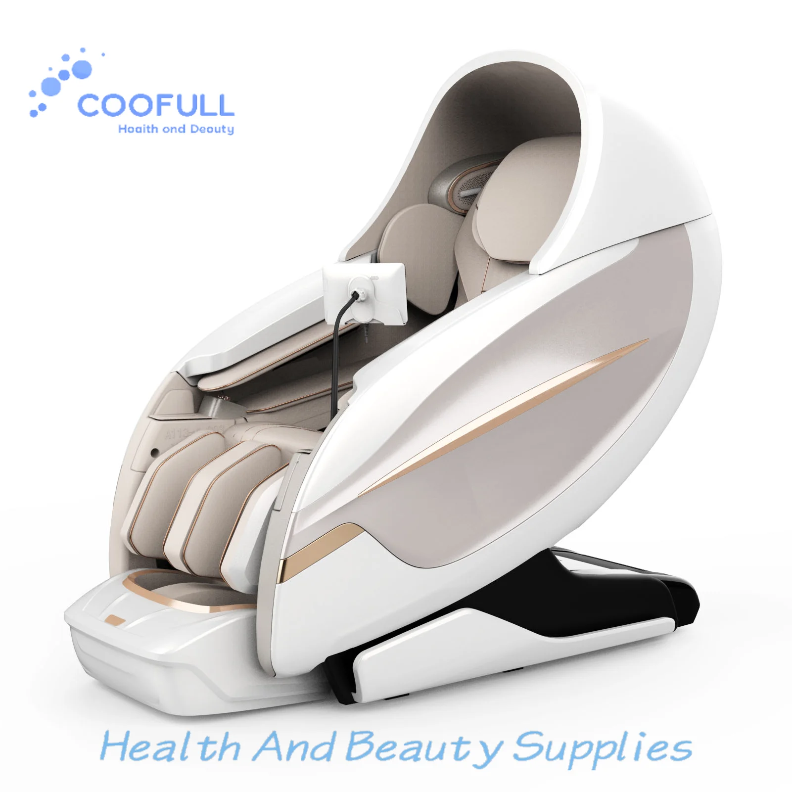Coofull Massage Chair Commercial Hot Sale SL Track 4D Zero Gravity Massage Chair with Health Detection
