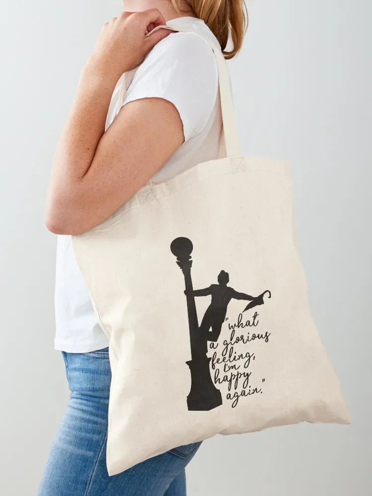 Singing in the Rain - Glorious Feeling Tote Bag shopping cart bags Reusable bags Tote Bag