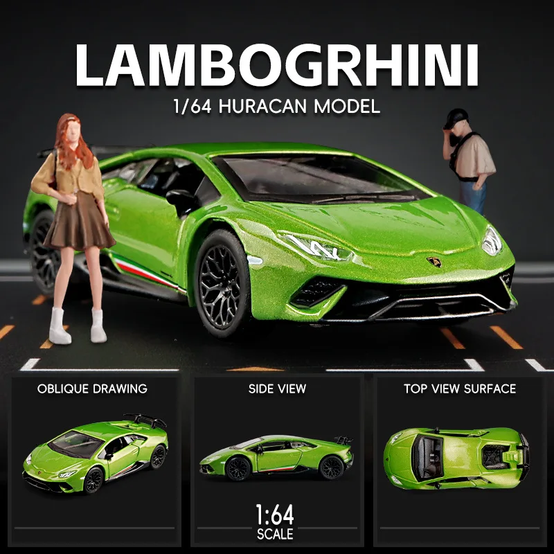 

Simulation 1:64 Lamborghini Huracan Perfoemante Alloy Model Sián FKP 37 Supercar Model Collection Miniature Voiture Home Decor