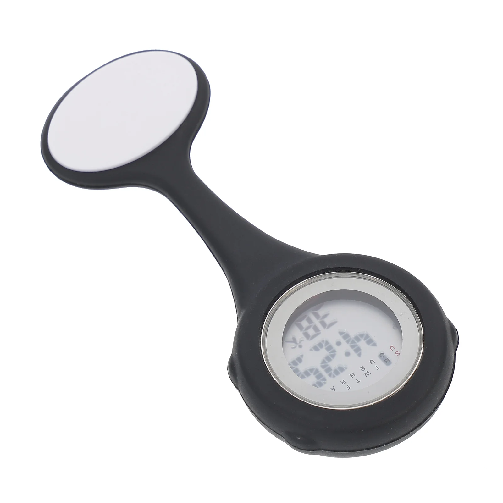 Pin Design Silicone Hanging Nurse Watch Pocket Durable Lightweight Medical Multi-Function Doctor Nursing Electronic Time Date