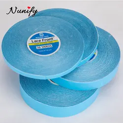 Fita dianteira azul da peruca do laço para o Toupee, lado dobro, Sweatproof, Ultra Hold, fita da peruca, fita do Walker, 0.8cm, 36 jardas, 2.54cm