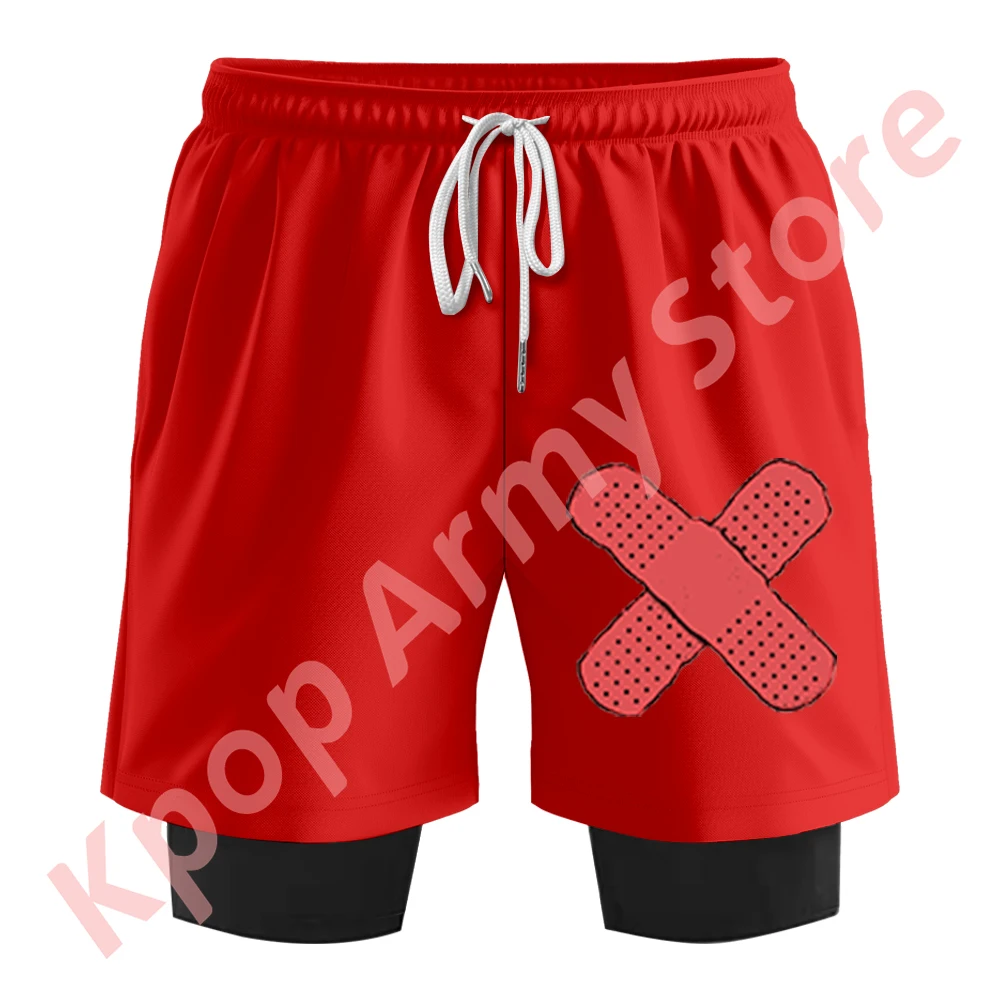 The Kid Laroi The First Time Tour Merch Shorts New Logo Pants Summer Women Men Fashion Casual Streetwear