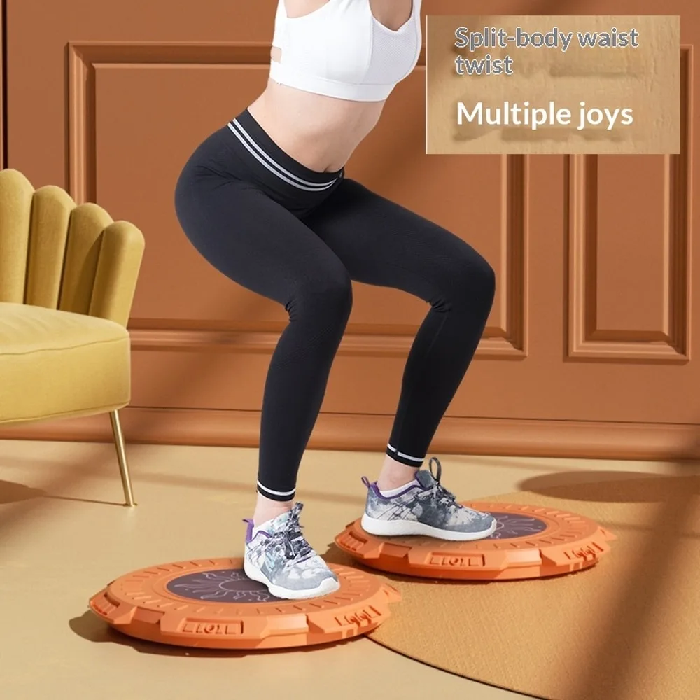 New Upgraded Split Waist Twisting Disc Silent Fitness Twister Machine Body Shaping Home Gym Exercise Equipment