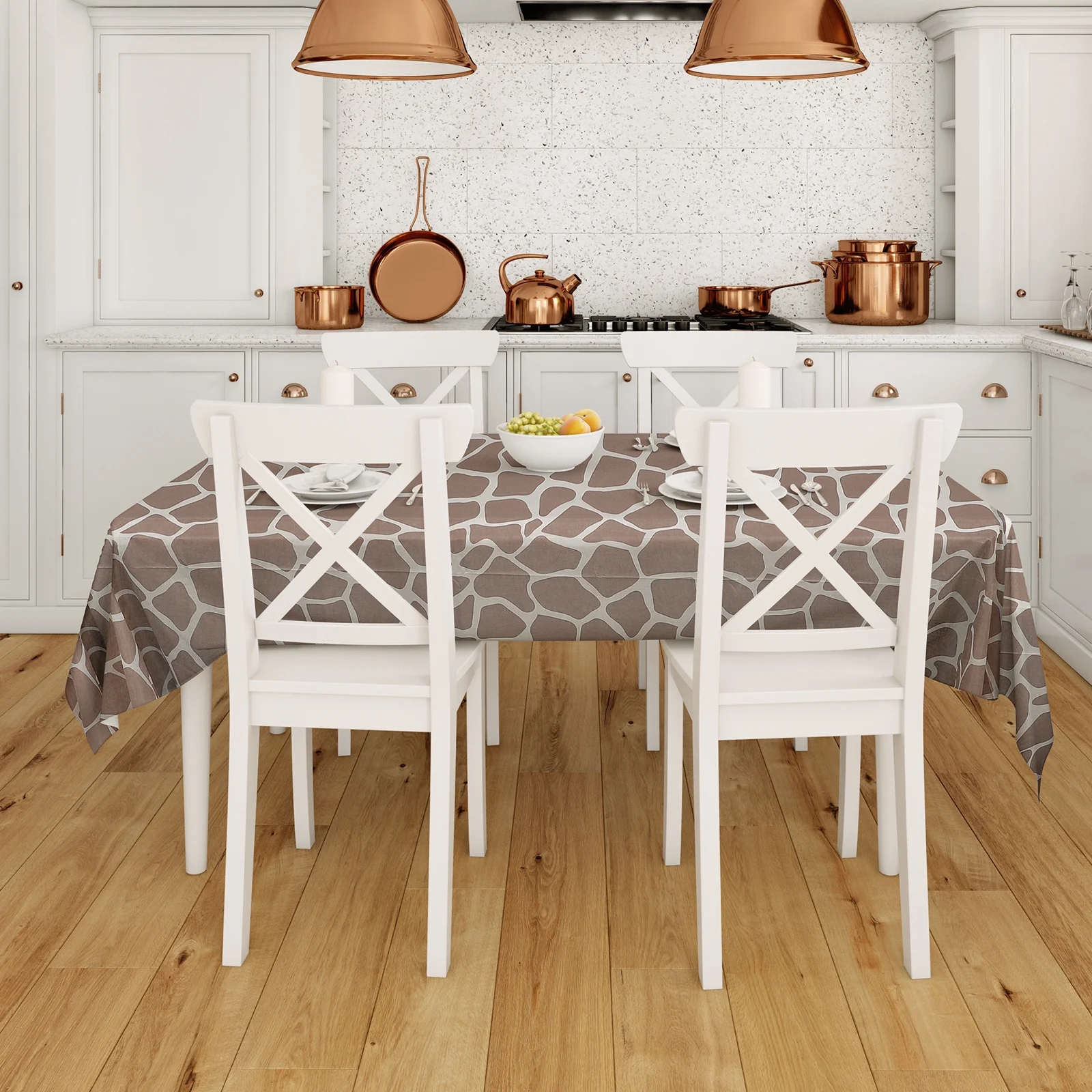 2 قطعة مقاوم للماء نمط جميل غطاء الطاولة الزخرفية لمكتب الغطاء الواقي المنزل حفلة مفرش طاولة شاي النفط برهان #2