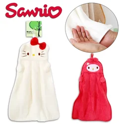 Sanrio Hello Kitty asciugamano in microfibra panno My Melody simpatici accessori da cucina Cartoon bagno prodotti per la pulizia della casa