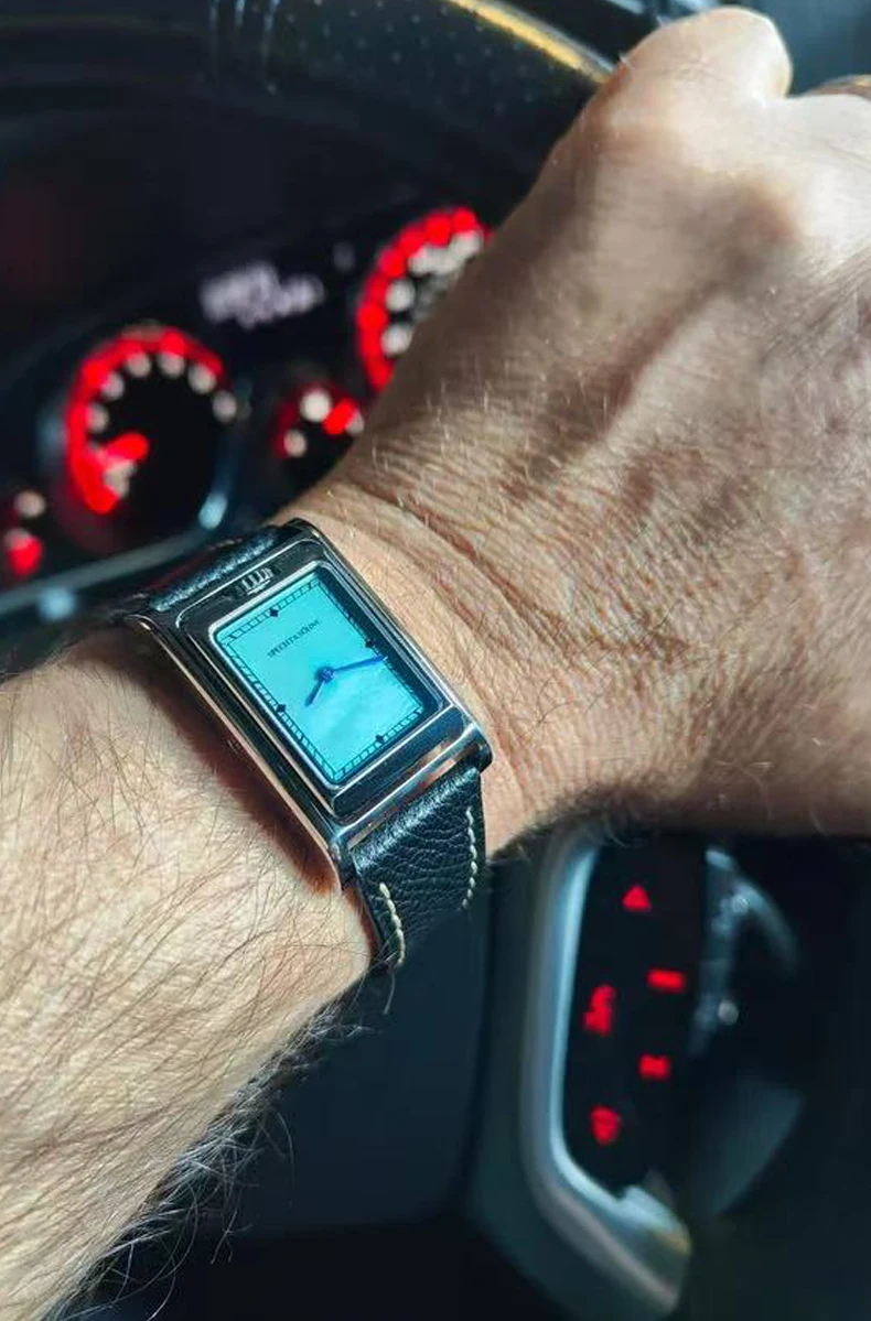 2025 New Specht & Söhne Double Face Square Watch For Men Sports Watches Overturn Stainless Steel Sapphire Crystal 50M Waterproof