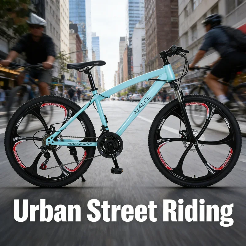 

Bianchi Green с шестью ножными колесами, 24-дюймовый горный велосипед, уличный внедорожный цельный велосипед с переменной скоростью, Прямая поставка, студенческий велосипед