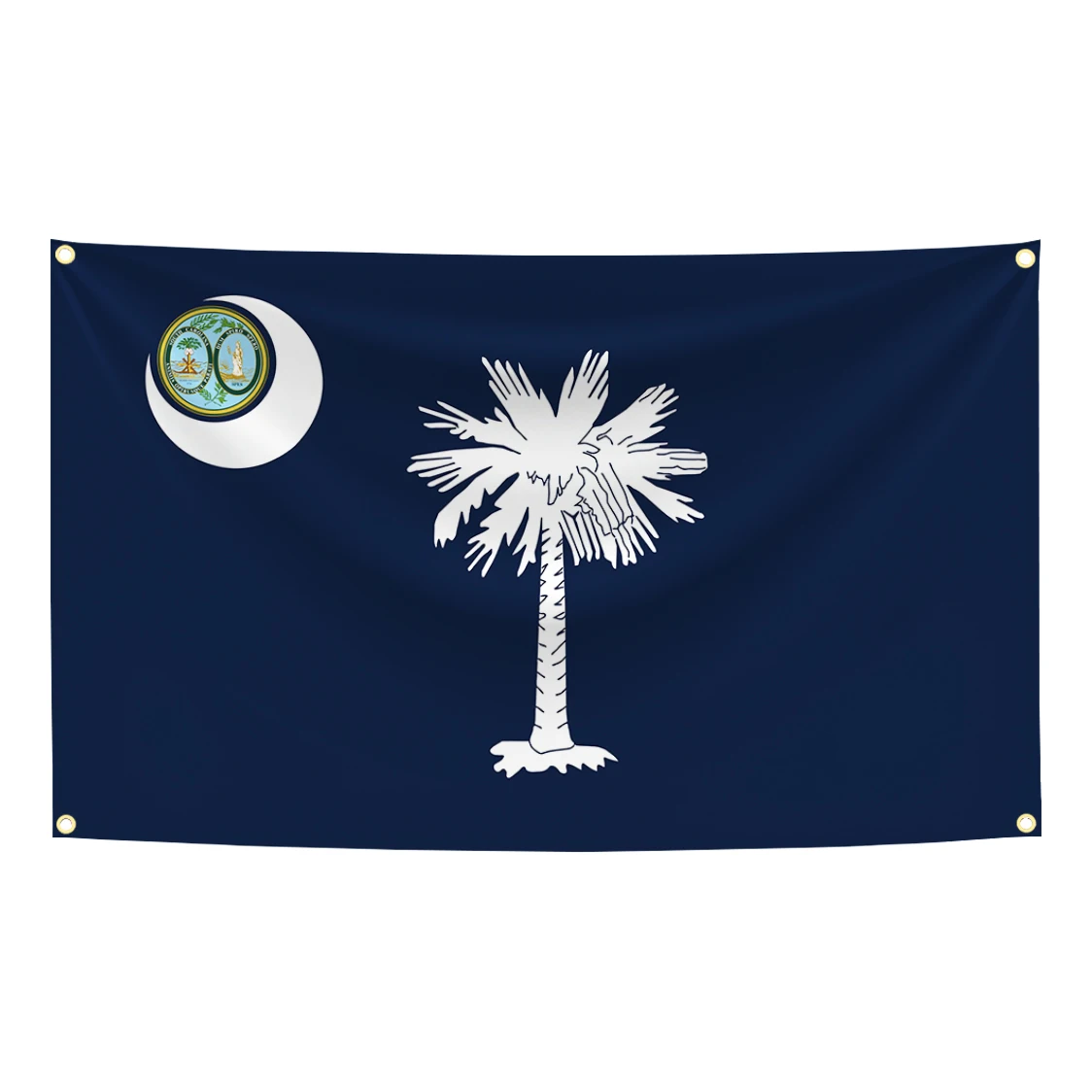 60x90cm 90x150cm South Carolina Flag Polyester Printed Decoration Banner Tapestry