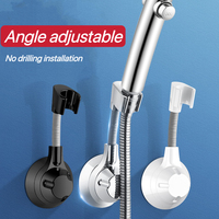 Multifunctional Multi-Direction Adjustment Shower Stand Shower Head Base Bathroom Nail Free Bracket Shower Accessories