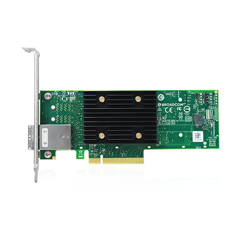 Broadcom LSI 9500-8e External SAS/SATA/NVMe HBA Controller Card PCIe 4.0 x8 12Gb/s 8-Port SFF-8644 IT Mode