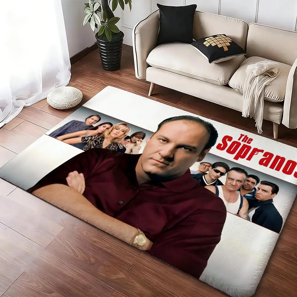 The Sopranos Floor Mat Soft Thickened Absorbent Non-Slip Bedroom Living Room Door Mat Home Decor Flannel Rugs