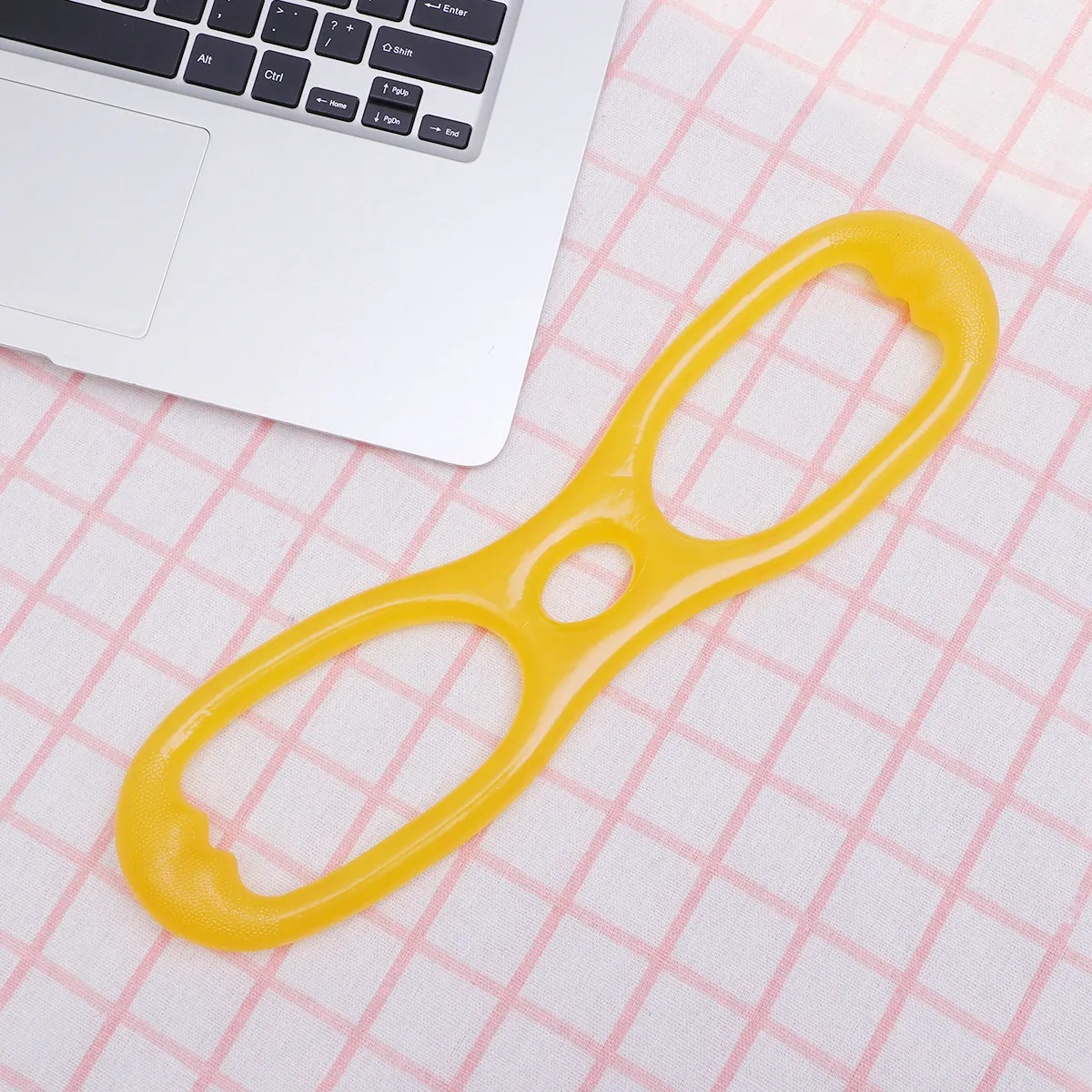 Chest Developer Muscle Resistance Band Yellow Silicone Fitness Yoga Pull Rope Body Building Strength Training Exerciser