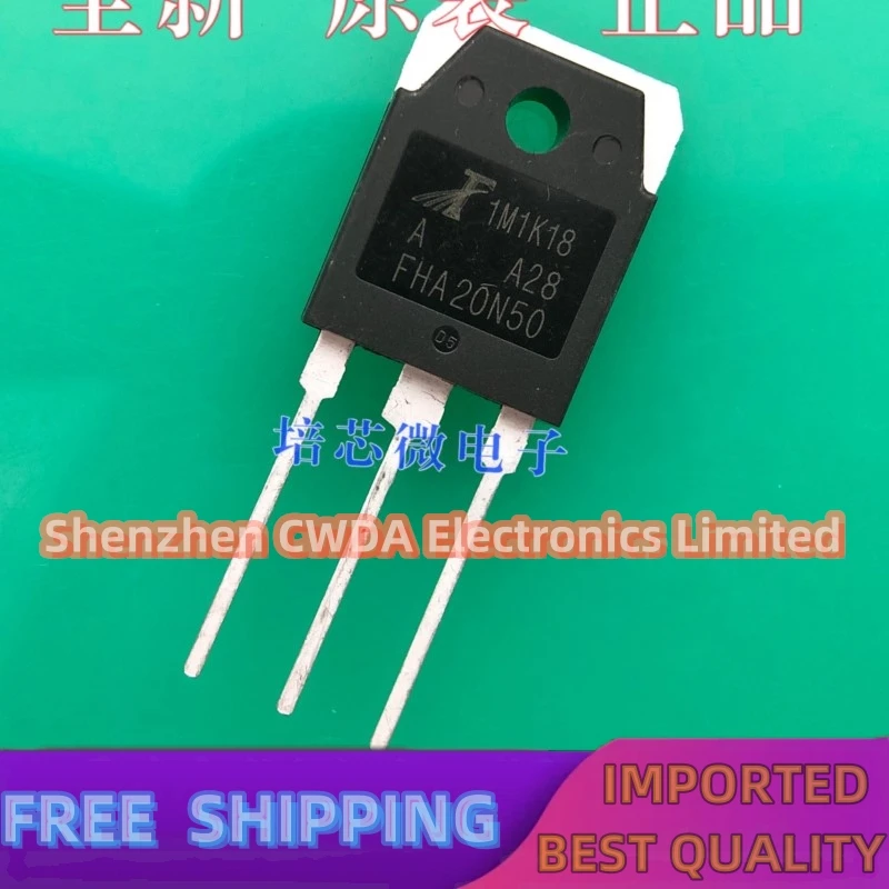 10PCS-20PCS  FHA20N50 20N50  20A 500V TO-3P MOS  In Stock Can Be Purchased