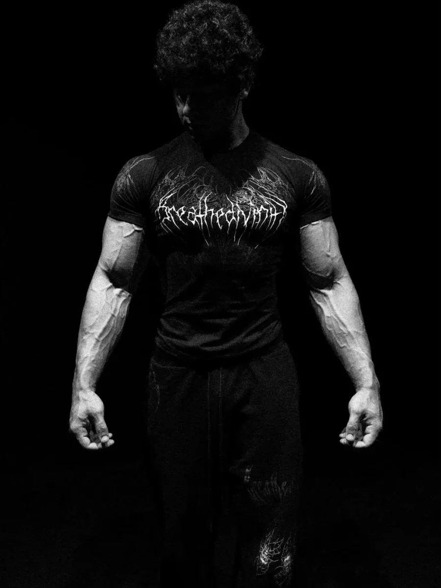 ［希少］Breathe divinity compression Tタグ、袋付き BREATHE DIVINITY | Compression 👹 Compression Top Void Black: S, M