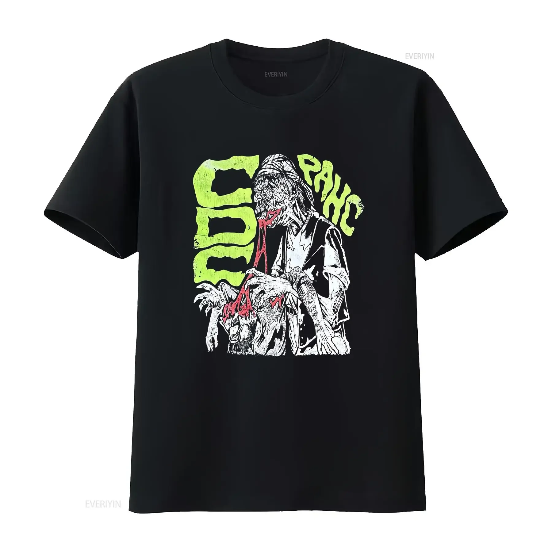 Vintage CDC Band T Shirt Punk PA Hardcore Rare Zombie Horror Size L Faded Black EUC vintage Washed Versatile Slightly graphic