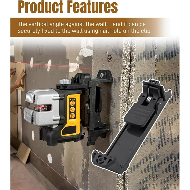 لـ Dewalt Laser Level Wall Mount N 425527   دعم مستوى التثبيت على الحائط ملحقات مستوى الليزر