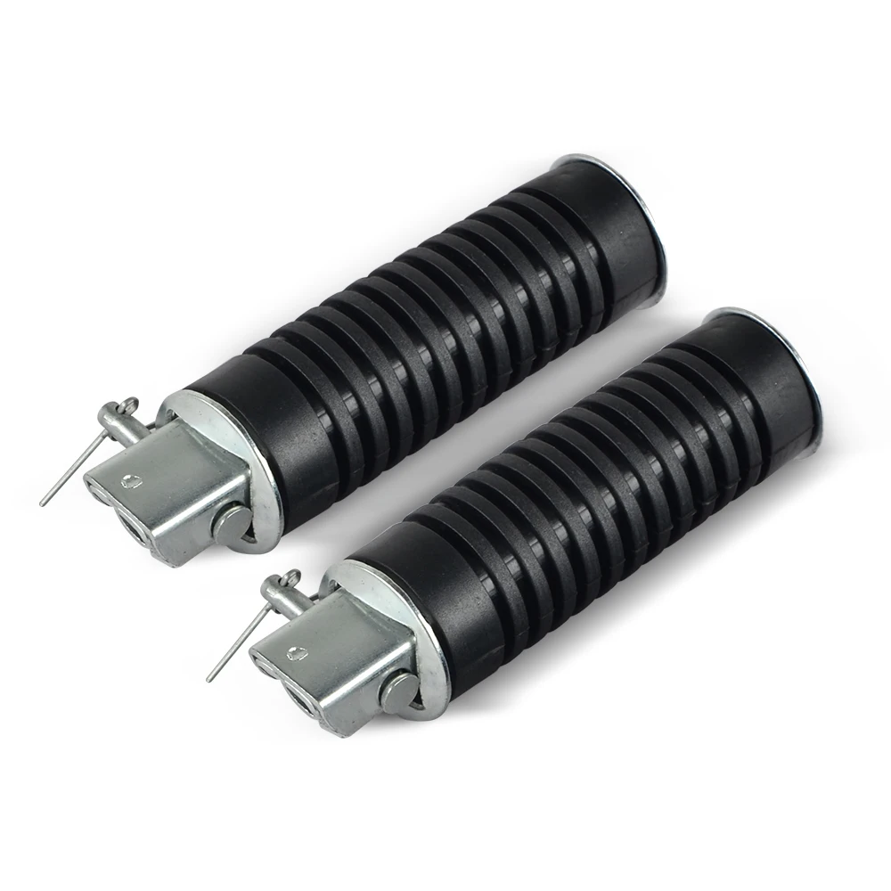 

Black No-Slip Rubber Cover Foot Peg for Honda CB500 CB450 CB550F CB750 CB750F Foot Peg Rest With No-Slip Rubber Cover