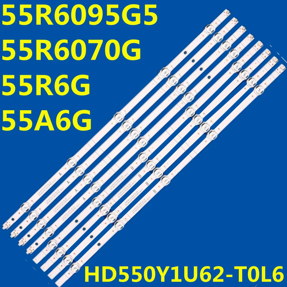 

LED Strip For 55R6G 55R6000FM 55h6f 55r7 JL.D550A1330-003AS-M_V02 CRH-BX55V1U713030T04108CS-REV1.2 HD550Y1U72-T0L1