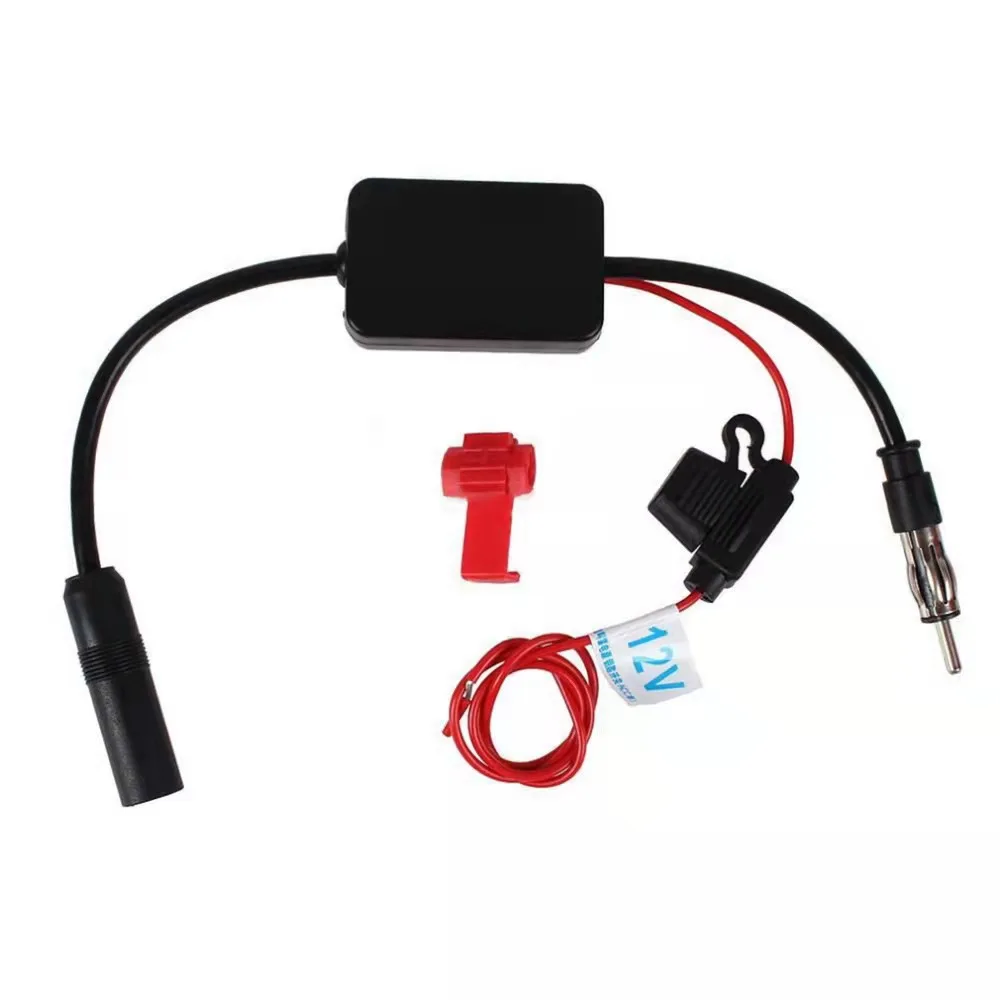 EDEN-antena activa de Radio de coche, amplificador de señal FM práctico de 12V, antena de Fm-ant208