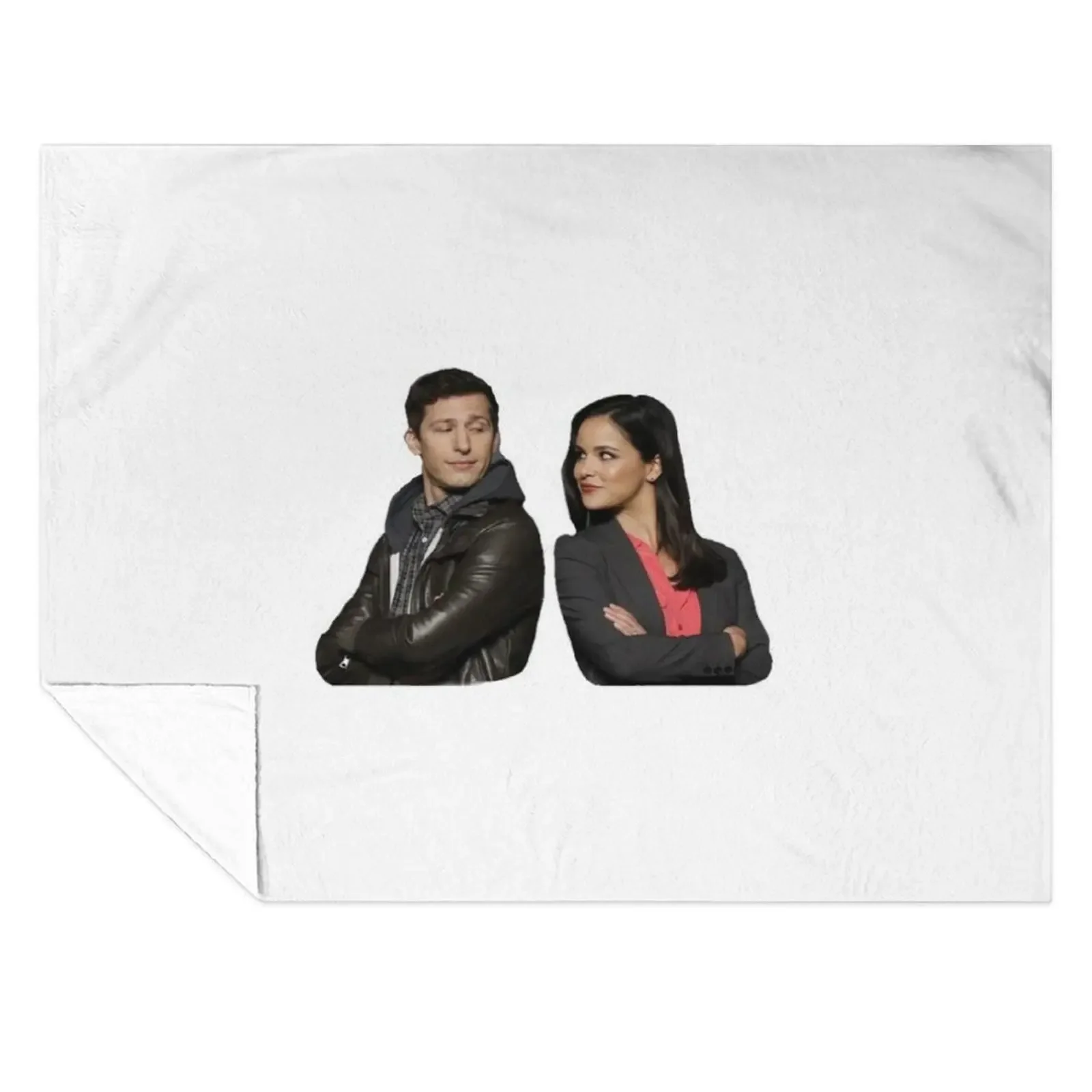 

Jake Peralta and Amy Santiago Throw Blanket Giant Sofa Designers Plaid halloween Blankets