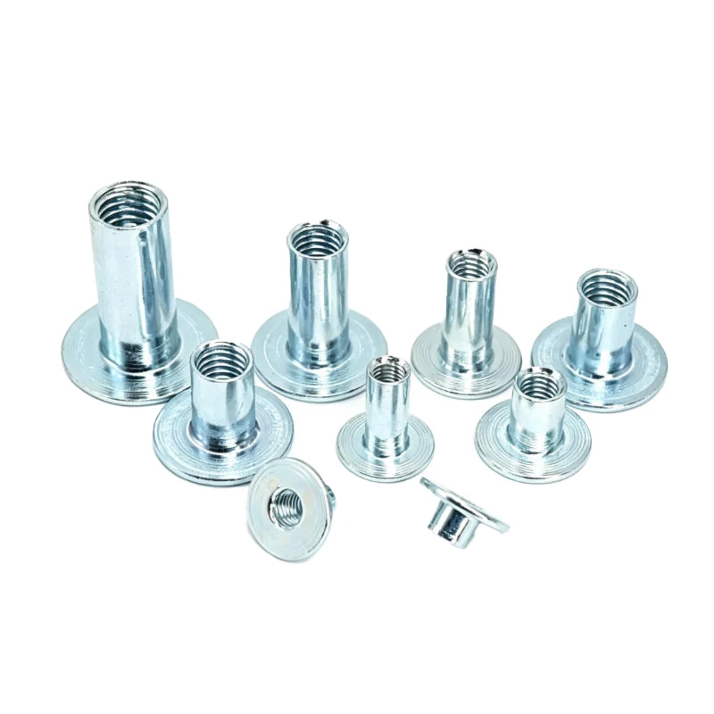 T-Type Welded Nuts M4 M5 M6 M8 M10 M12 Carbon Steel Cold-Headed Steel Plate Nuts Through-Hole Flange Internal Thread Plate Nuts