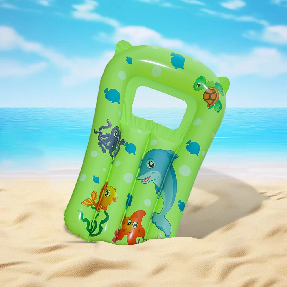 Kids Floating Surfboard Water Recliner Cartoon Swimming Mattress Thickened Cute Water Hammock Leakproof for Pool Party