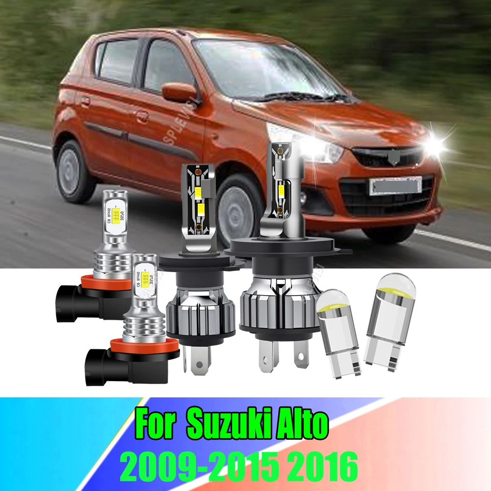 

Car White LED Headlight Fog Light 3-Year Warranty Legal Road Use For Suzuki Alto 2009 2010 2011 2012 2013 2014 2015 2016