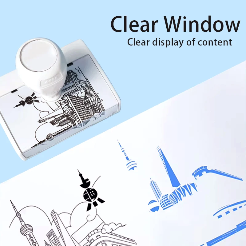 Professional Rectangular Photosensitive Stamp,Personal Seal,Wedding Customized Stamp Multi -color company logo customization
