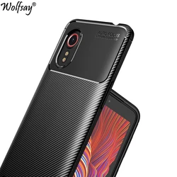For Samsung Galaxy XCover 5 Case Silicone Carbon Fiber Cover Samsung XCover 5 Case For Samsung XCover 5 XCover6 Pro XCover Pro 2