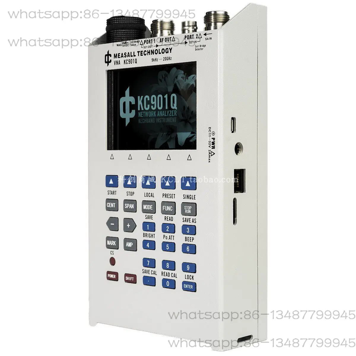 KC901Q Vector Frequency Sweeper Network Analysis RF Multimeter Spectrum Field Strength Signal Source 9k-20GHz