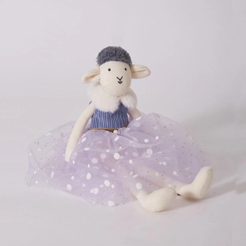 38cm Delicate Cartoon Cuddle Doll Stuffed Toy Cartoon Tutu Skirt Cotton Filled Loneliness Comfort Toy Kids Room 15UB