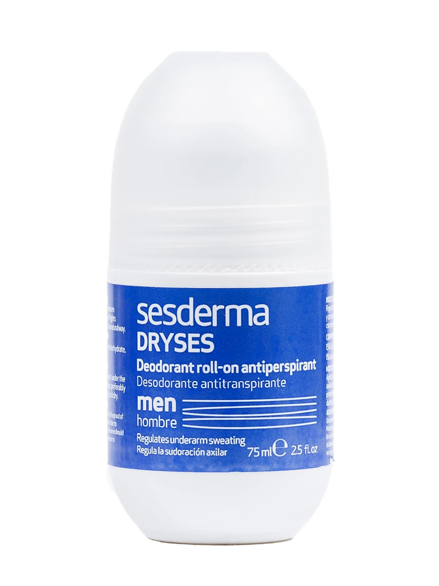 Sesderma dryses deodorant man roll-on 75 ml-antiperspirant, regulates axillary sweating.