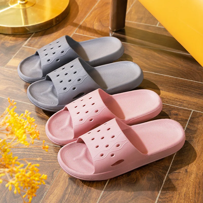 Slippers Comfortable Soft Lightweight Non-Slip Wear-Resistant Bathroom Beach Slippers Women Shoes Personalized Deodorization