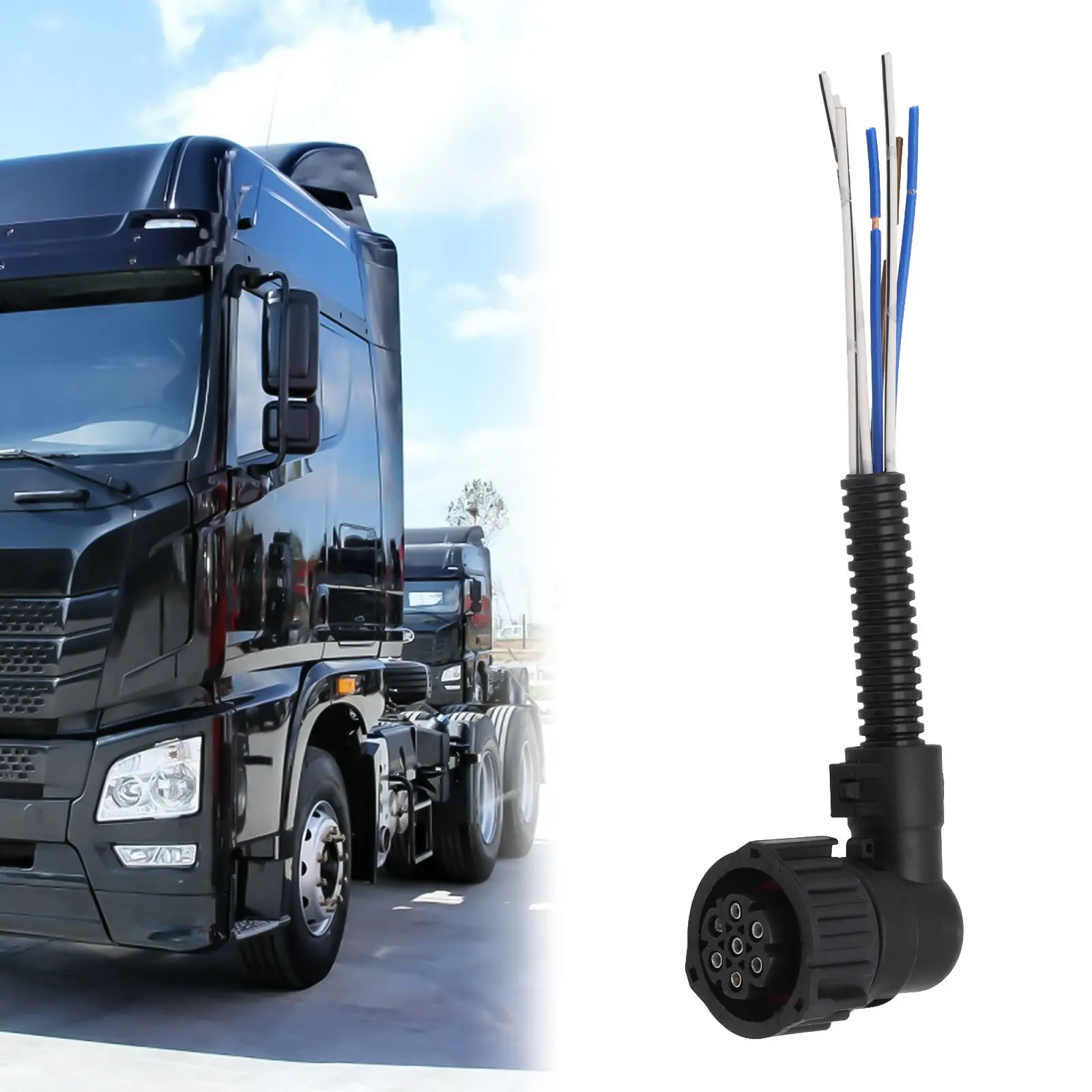 Convenient Rear Tail Light Connector For MercedesBenz Sprinter Secure 7 PIN Connection Suitable For Heavy Truck