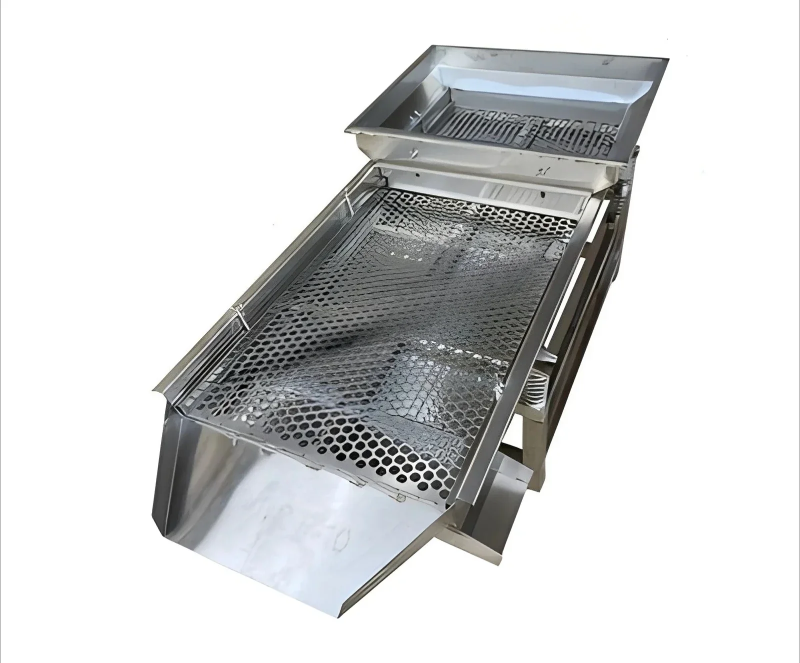

30 * 80cm Single layer sieve stainless steel electric screen linear screening machine vibrating industrial vibrating