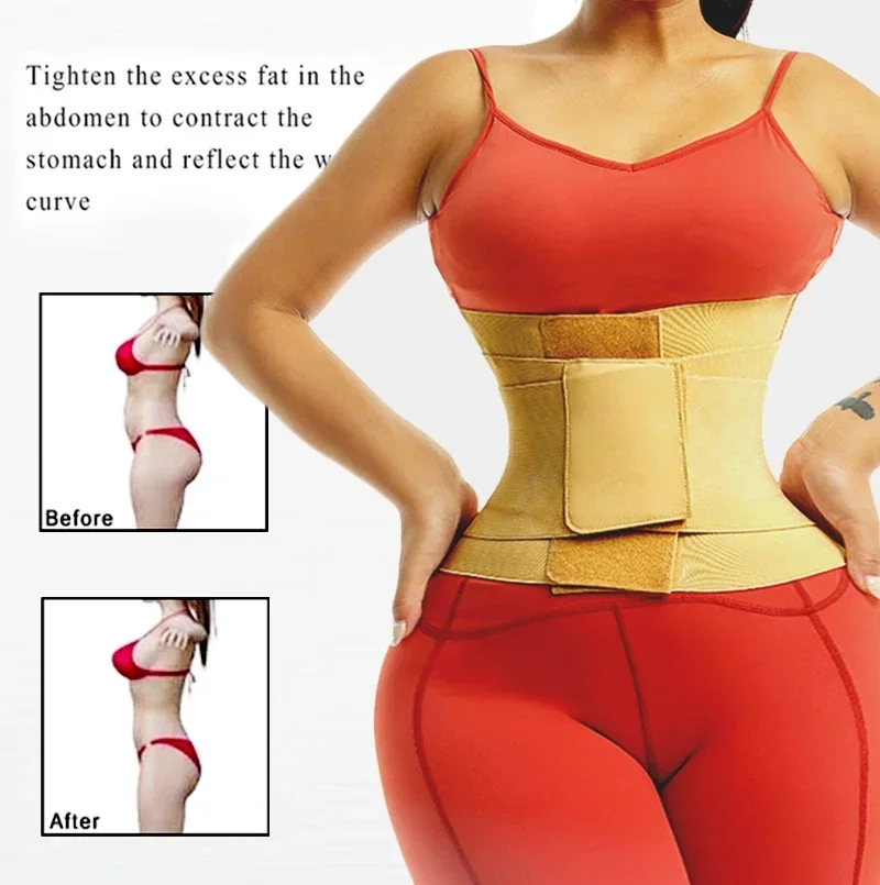 Gorący pas modelujący sylwetkę gorset modelujący talię trymer do brzucha płaszcze pasy treningi odchudzanie pasek gorset pas wyszczuplający w talii Wrap bielizna modelująca — zdjęcie 3