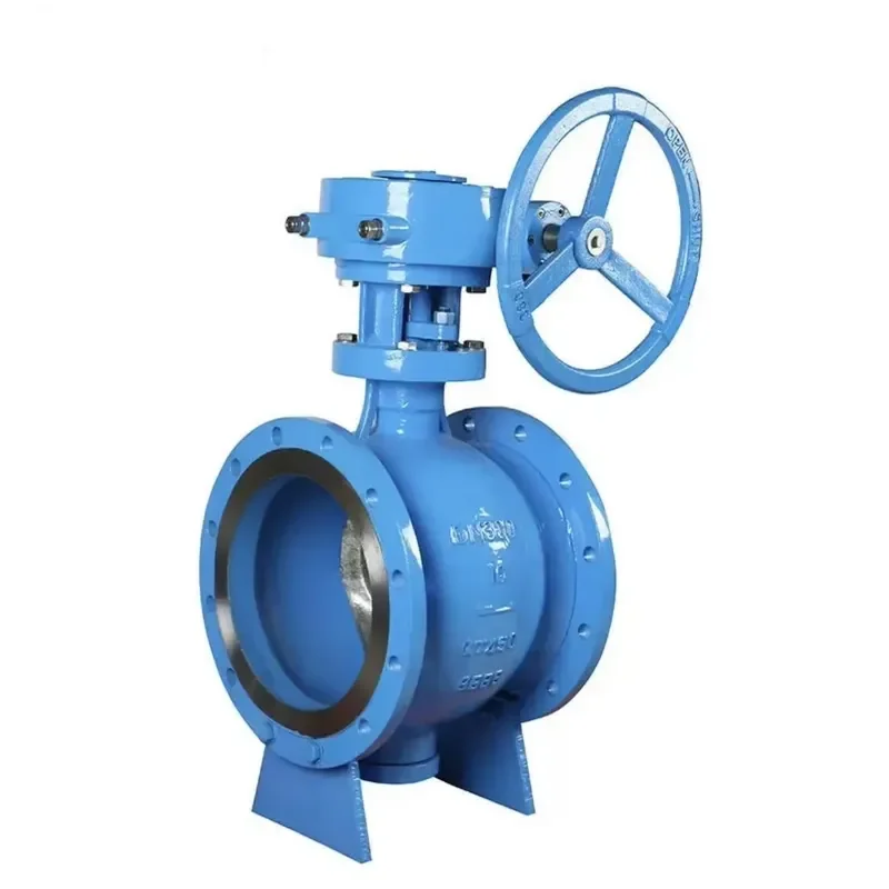 WCB Gear Operating Side-Mounted Semi-Eccentric Ball Valve with Stainless Steel for Steam Applications OEM