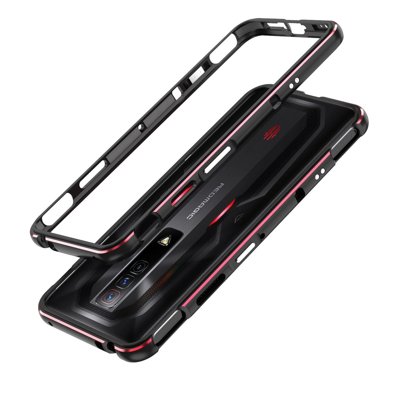 Bumper Phone Case For Nubia Red Magic 7 Pro Metal Aluminum Frame for Nubia Red Magic 7 7s Pro Case Metal Protective Bumper