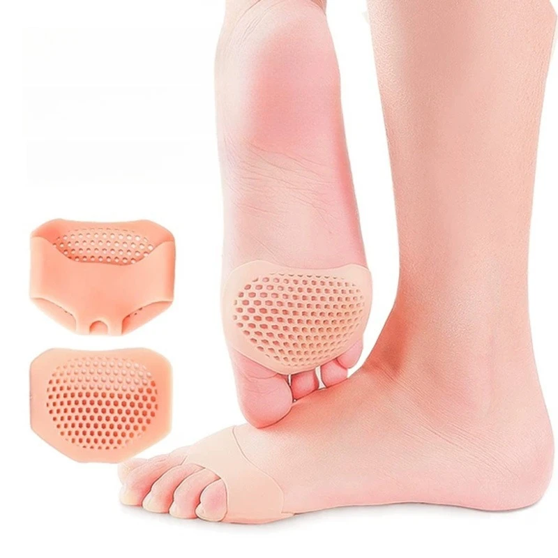 Front Foot Pad Anti-Pain Pad Silicone Super Soft Pain Front Foot Pad Women's High Heels Artifact Half Size Pad Thickened Foot