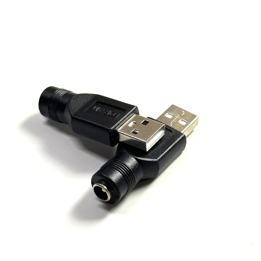 AC TO DC Adapter Plug DC Female to USB Male DC 5.5 * 2.1MM Power Converter 12V Plug Charging Adapter Converter USB Plug