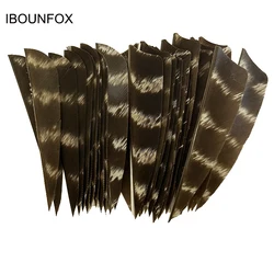 50Pcs Arrow Feather Fletching 3/4/5 Inch Nature Turkey Feathers for Archery DIY Arrow Shafts