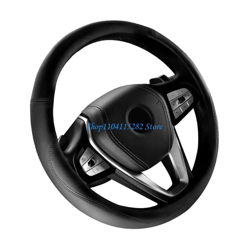 

Premium Fit 15" Vehicle Steering Wheel Grip Cover Enhancer With Antislip Texture