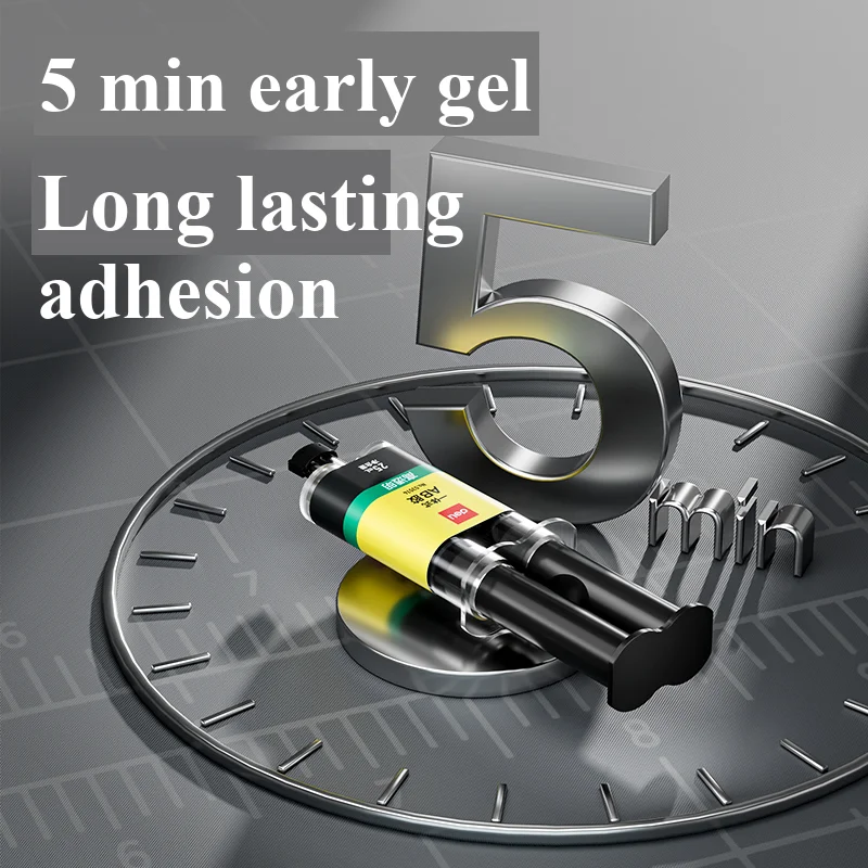 ديلي 53574 25 مللي راتنجات الايبوكسي AB الغراء الذاتي مزيج سوبر السائل لاصق للزجاج معدن المطاط مقاوم للماء علاج قوي للصياغة #4