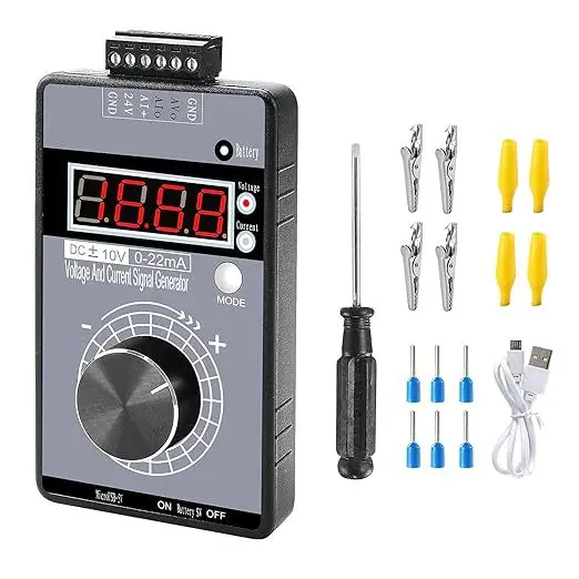 0-4-20 MA Analog Signal Output Calibrator Handheld Plus Or Minus 0-10V Signal Generator/current