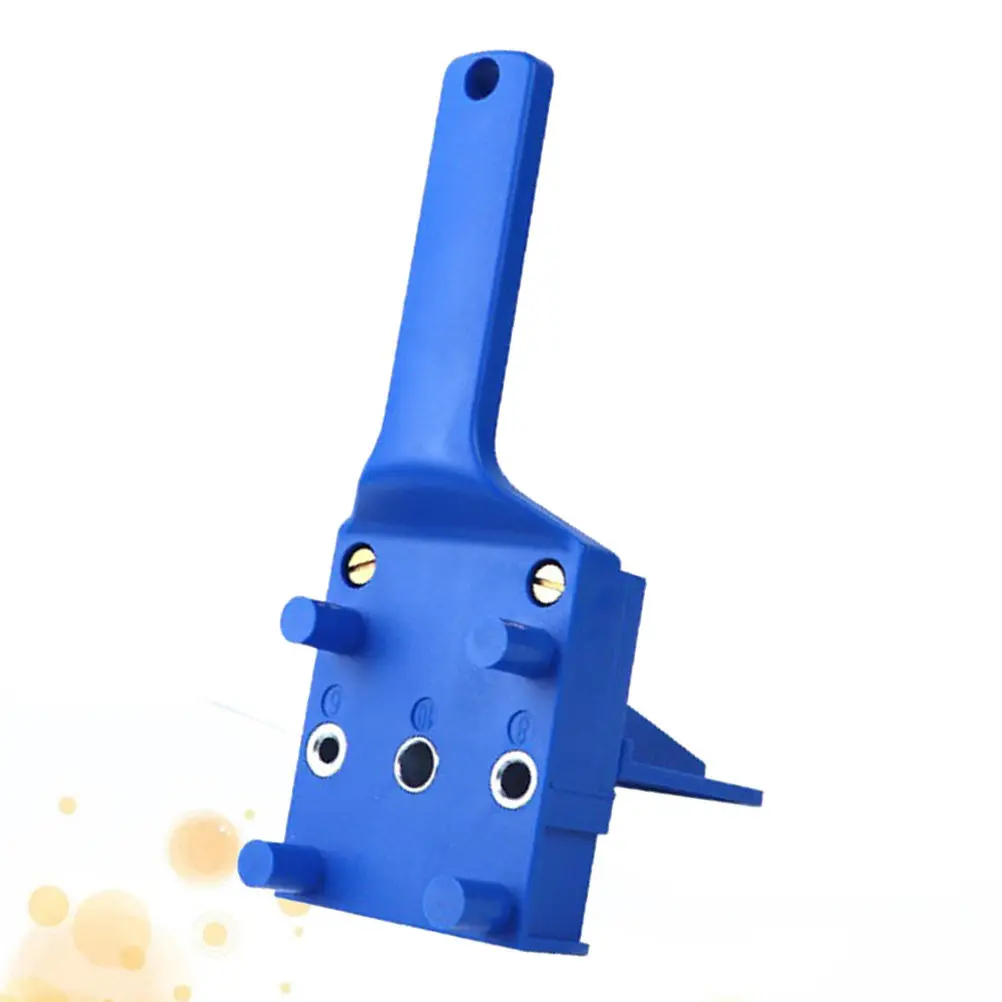 Heavy Duty Carpenter Drill Positioner – ABS Plastic Hole Locator for Accurate Wood Surface & Edge Drilling